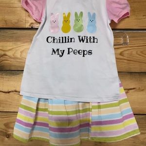 Chilling with my peeps Easter outfit